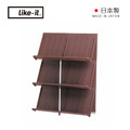 【日本like-it】日製可擴充斜取開放式3層鞋架/書架_1
