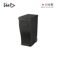 【日本岩谷Iwatani】純色曲線長型可分類腳踏垃圾桶(附輪)-33L_1