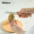 【日本ideaco】木質風握柄鉬釩鋼小型料理刀(80mm)-多色可選_2