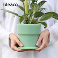 【日本ideaco】復古風奶玉植栽盆器(直徑12cm)-大-多色可選_3