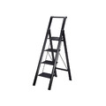 【日本霜山】家用輕量鋁合金折疊便攜式四層梯_1