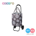 【日本cocoro】Hailey 印花系列保溫保冷摺疊購物車-22L-多色可選_3
