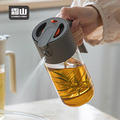 【日本霜山】按壓式噴倒兩用油瓶/玻璃油壺-550ml-多色可選_3