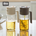 【日本霜山】按壓式噴倒兩用油瓶/玻璃油壺-550ml-多色可選