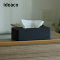 【日本ideaco】淺型砂岩面紙盒-多色可選_4