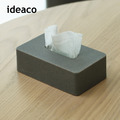 【日本ideaco】淺型砂岩面紙盒-多色可選_2
