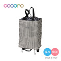 【日本cocoro】多功能條紋保溫保冷摺疊購物車-30L-多色可選_3
