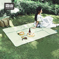 【日本霜山】 榻榻米造型防水口袋型野餐墊(110x160cm)
