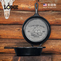 【美國LODGE】黃石公園系列 美國製鑄鐵平底深淺煎鍋二合一套組(Bucking Bronco)_3