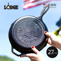 【美國LODGE】美國製圓形鑄鐵平底煎鍋/烤盤(美國國旗典藏款)-27cm_2