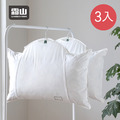 【日本霜山】多用途可掛式晾曬網袋/玩偶枕頭曬網-3入