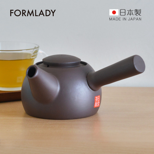 【日本FORMLADY】小泉誠 日製萬古燒紫砂橫手急須茶壺-430ml
