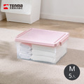 【日本天馬】粉彩調色盤系列掀蓋收納箱(M)-23L-5入-多色可選_6