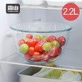【日本霜山】多用途耐熱玻璃調理碗/沙拉盆-2.2L_2