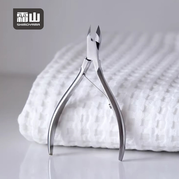 【日本霜山】斜刃鷹嘴不鏽鋼死皮剪/指緣剪/甘皮剪(7mm)