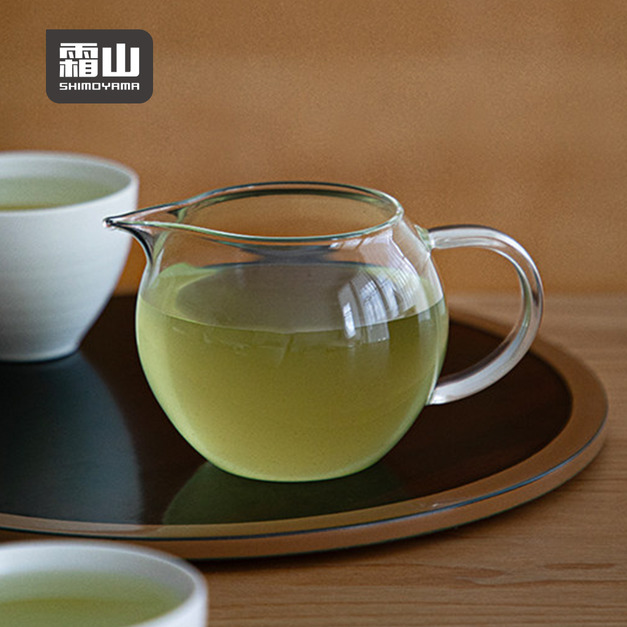 【日本霜山】耐熱玻璃茶壺/牛奶壺-330ml