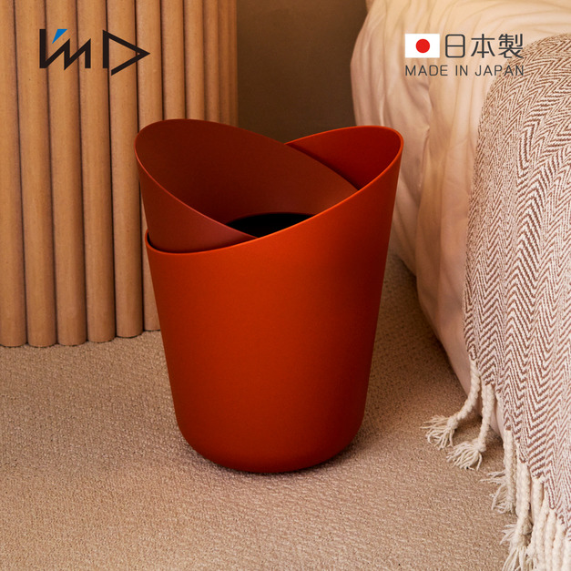 【日本岩谷Iwatani】ENOTS 日製鬱金香花瓣造型垃圾桶-6L-多色可選