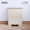 【日本岩谷Iwatani】kcud 日製曲線寬型腳踏垃圾桶(附輪)-39L-多色可選_2