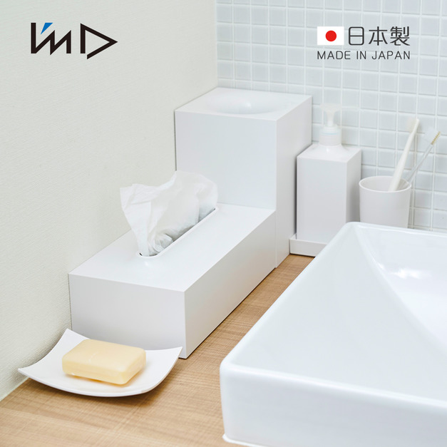 【日本岩谷Iwatani】RETTO 日製極簡系列浴室洗漱收納6件組