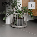 【丹麥ZONE】Inu 金屬置物籃(附提把)-L-多色可選_3