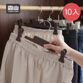 【日本霜山】室內外兩用褲架/裙架(附夾)-10入-多色可選_3