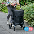 【日本cocoro】OPEN FRONT 前推式保溫保冷四輪摺疊購物車-35L-多色可選_3