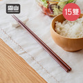【日本霜山】莫蘭迪色系防滑六角抗菌筷-5雙入X3包-多色可選_5
