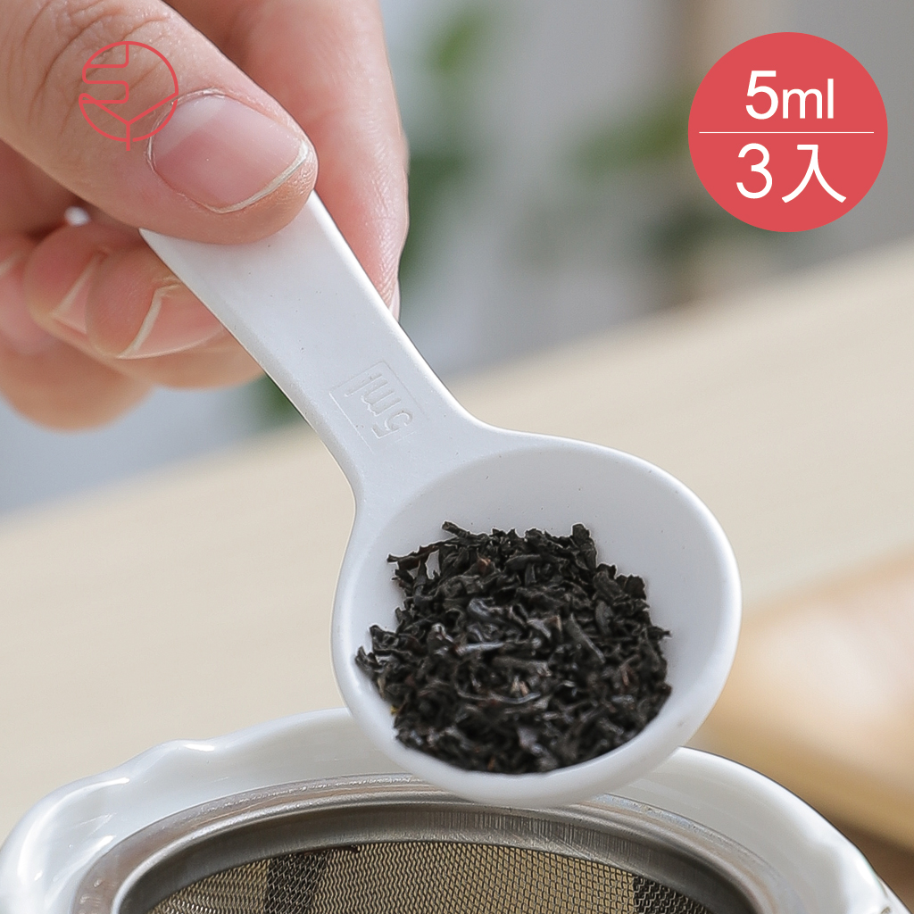 【日本霜山】防潮防結塊珪藻土量匙(附刻度)-5ml-3入-多色可選
