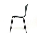 紳士黑流線曲木餐椅(2入)_3