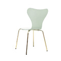 薄荷綠流線曲木餐椅(2入)_4