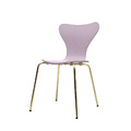 浪漫紫流線曲木餐椅(2入)_2