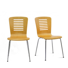 原木色復刻曲木餐椅#1493-19