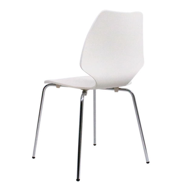 牛奶白曲木餐椅