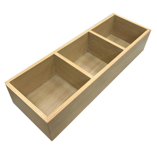 長型三格收納盒