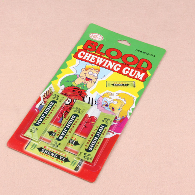 吐血口香糖