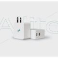 Allite 氮化鎵快充-65W 雙孔充電器-白【R82】