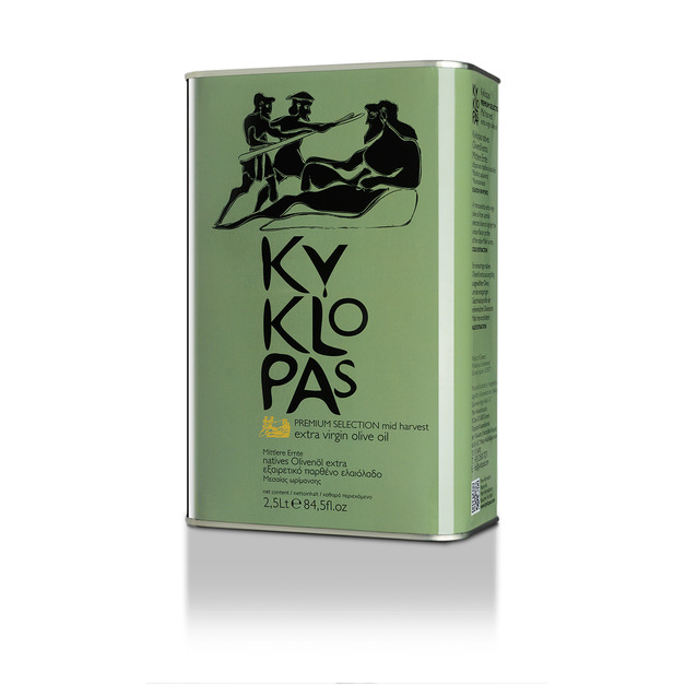 【Kyklopas 獨眼巨人】特級初榨橄欖油 Premium 2.5L