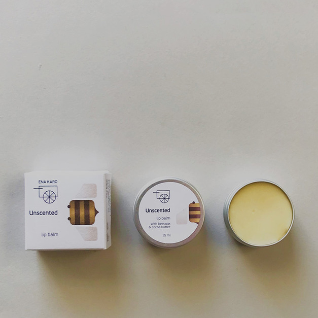 【無香味】天然植物油護唇膏