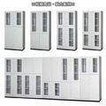 玻璃雙開門鋼製公文櫃 ＊〈Q361146-11〉_1
