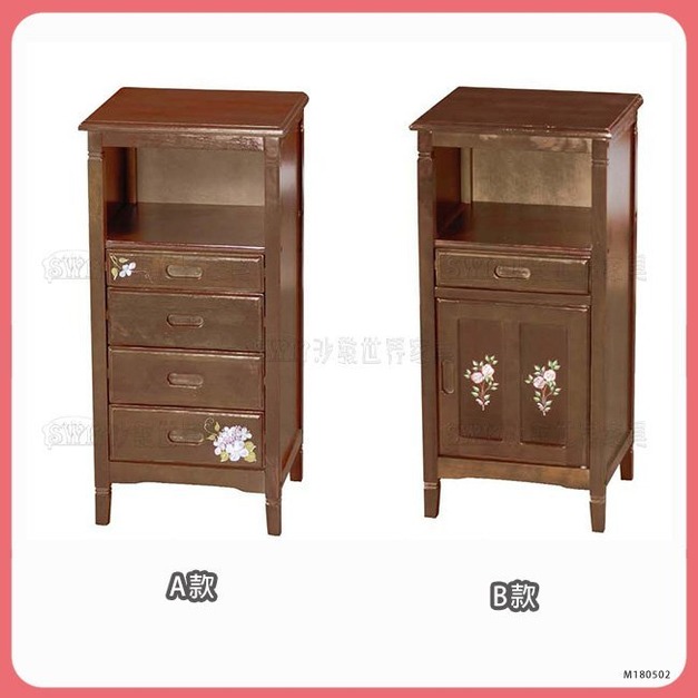 實木四抽櫃＊〈Q361458-03〉