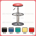 電鍍踏圈圓盤吧檯椅＊〈Q361733-15〉