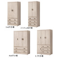 淺白橡4x6尺衣櫃〈Q577875-2〉_1