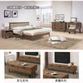 胡桃色5尺床台〈Q546B188-02〉_1