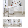 白色4.8尺旋轉功能桌〈Q546B568-05〉_2