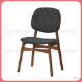 布面實木餐椅〈Q5441868-1〉