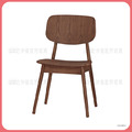 板面實木餐椅〈Q5441868-2〉