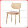 布面洗白色實木餐椅〈Q5441869-10〉
