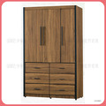 4x7尺雙色衣櫥〈Q589220-04〉