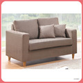 淺咖色二人布沙發〈Q589256-06〉