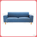 藍色布三人沙發〈Q589261-15 〉